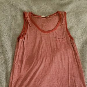 F21° orange striped tank